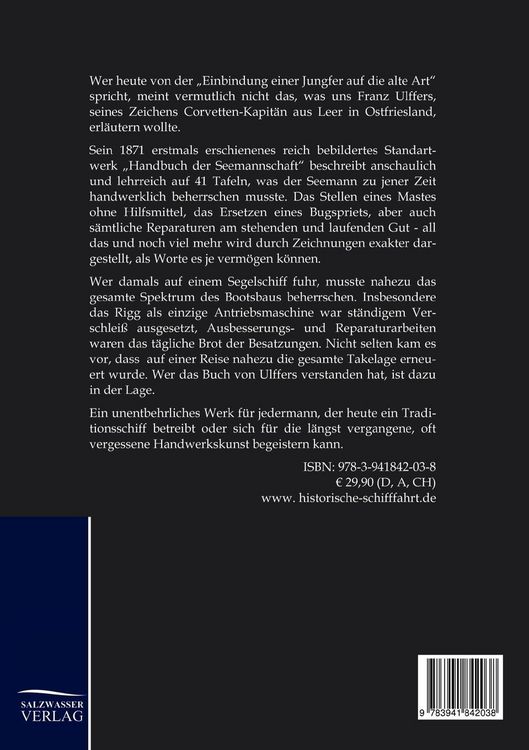 Produktbild: Takelage und Takelung historischer Schiffe