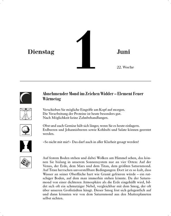 Produktbild: Mond Abrei&szlig;kalender 2027