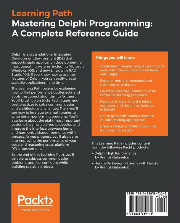 Produktbild: Mastering Delphi Programming