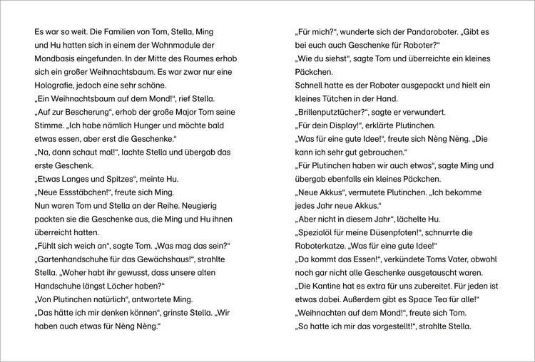 Der kleine Major Tom. Adventskalenderbuch. Weihnachten auf dem Mond