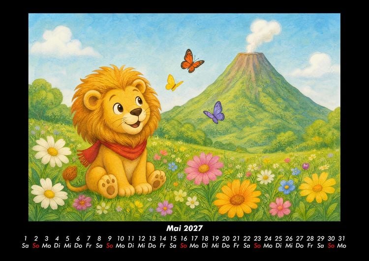 Produktbild: Buschis gro&szlig;es Vulkan-Abenteuer 2027 Fotokalender DIN A3