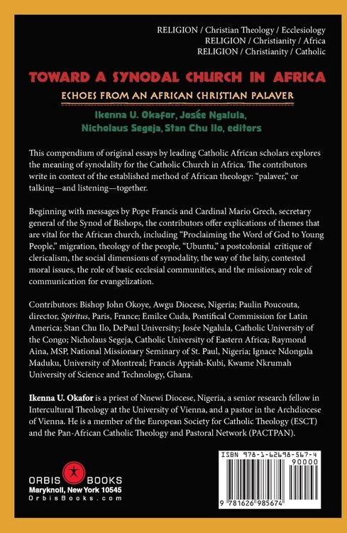 Produktbild: Toward a Synodal Church in Africa: Echoes from an African Christian Palaver