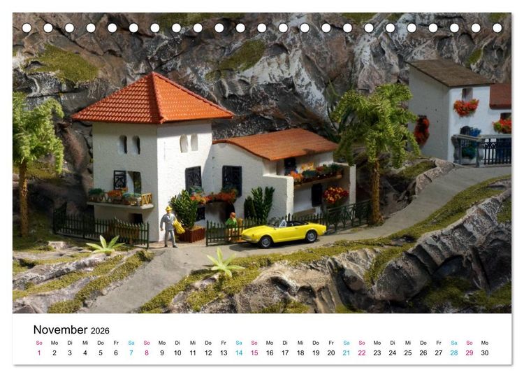 Produktbild: Bella Italia im Modell (Tischkalender 2026 DIN A5 quer), CALVENDO Monatskalender