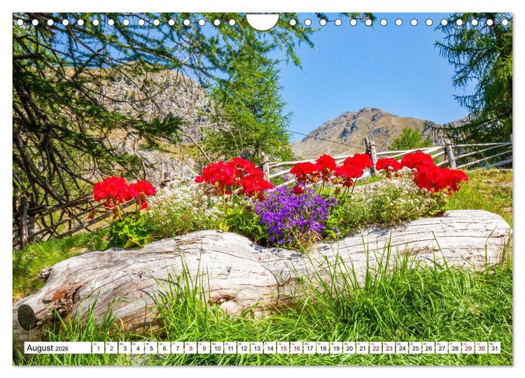 Produktbild: Almen im S&uuml;dtiroler Ultental (Wandkalender 2026 DIN A4 quer), CALVENDO Monatskalender