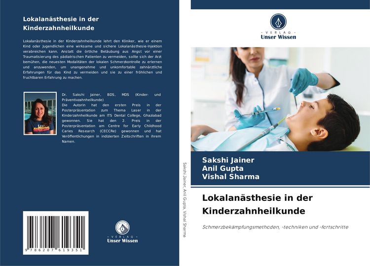 Produktbild: Lokalan&auml;sthesie in der Kinderzahnheilkunde