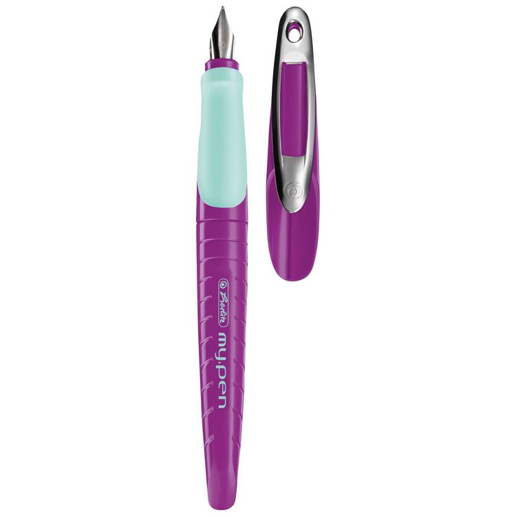 Produktbild: Herlitz Schulf&uuml;ller my.pen M-Feder lila/minze