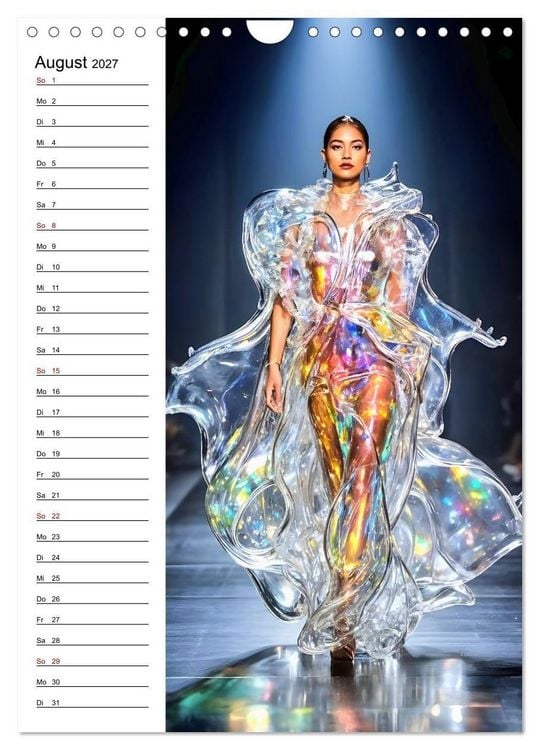 Produktbild: Impossible Couture - Futuristische Mode jenseits von Schwerkraft und Realit&auml;t (Wandkalender 2027 DIN A4 hoch), CALVENDO Monatskalender