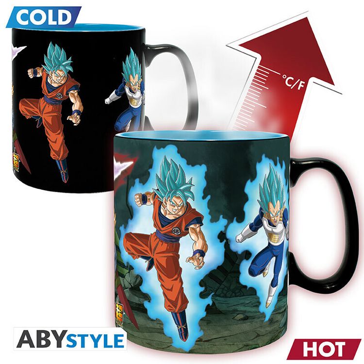 Produktbild: DRAGON BALL SUPER - Mug Heat Change - 460ml-SaiyansvsBlack-carboard