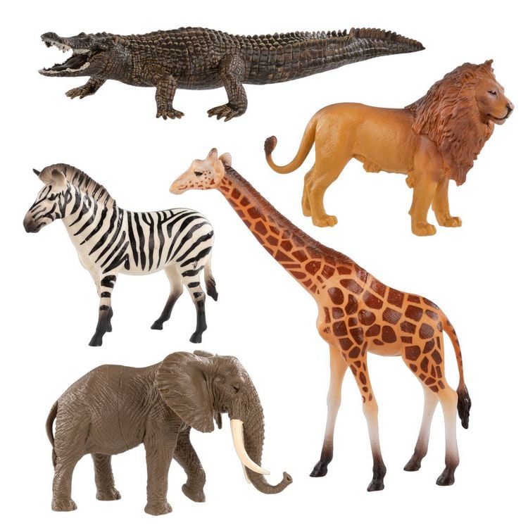 Produktbild: Idena Figuren Set Zootiere 10cm 5 St&uuml;ck