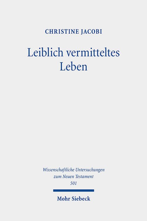 Produktbild: Leiblich vermitteltes Leben