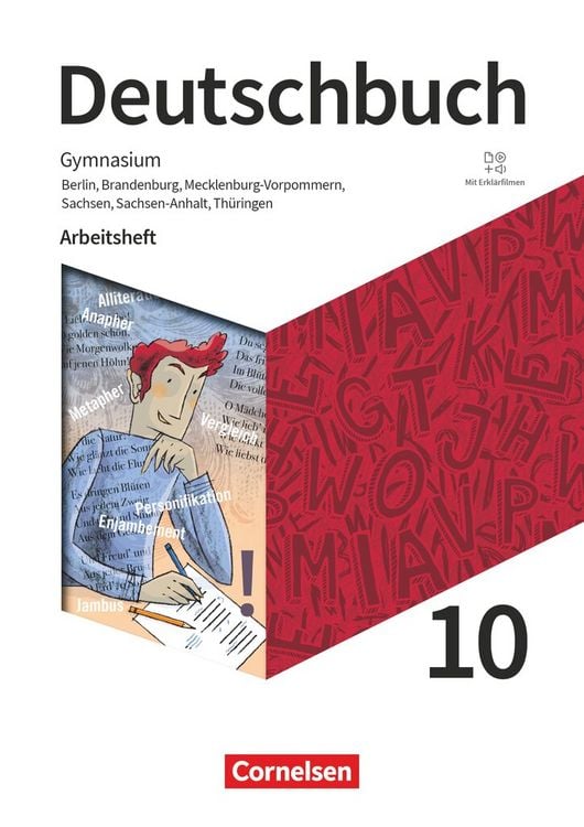 Produktbild: Deutschbuch Gymnasium - Berlin, Brandenburg, Mecklenburg-Vorpommern, Sachsen, Sachsen-Anhalt und Th&uuml;ringen - Ausgabe 2019 - 10. Schuljahr