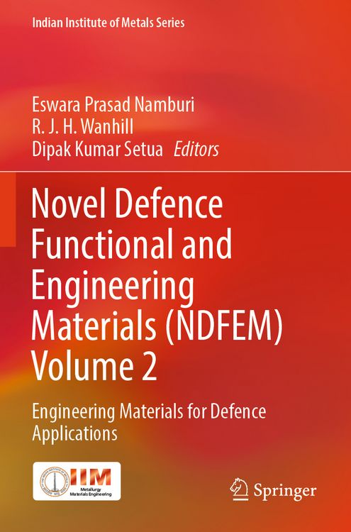 Produktbild: Novel Defence Functional and Engineering Materials (NDFEM) Volume 2