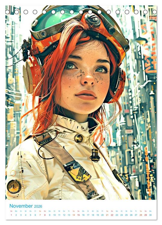 Produktbild: Steampunk Helden (Tischkalender 2026 DIN A5 hoch), CALVENDO Monatskalender