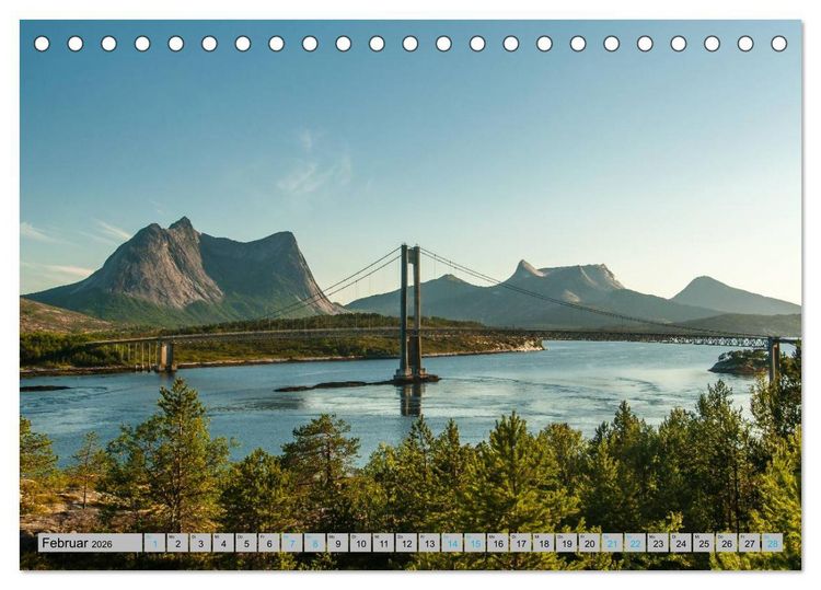 Produktbild: Sommer in Norwegen (Tischkalender 2026 DIN A5 quer), CALVENDO Monatskalender
