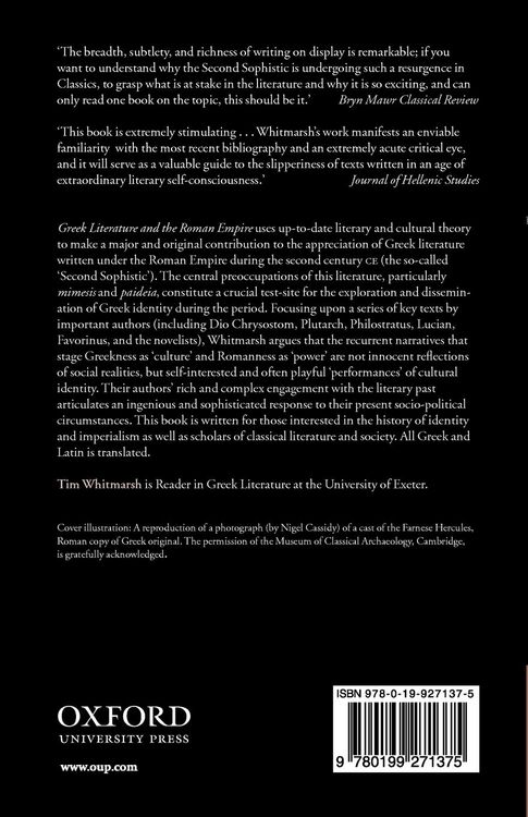 Produktbild: Greek Literature and the Roman Empire