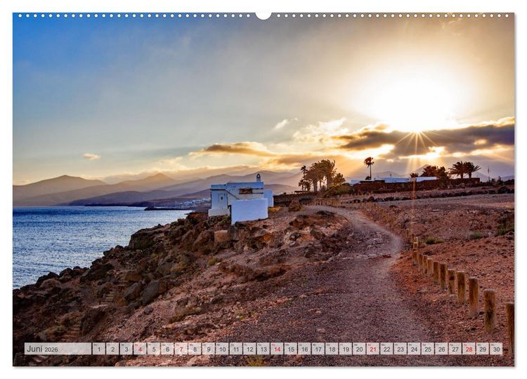 Produktbild: Urlaubsparadies Lanzarote (Wandkalender 2026 DIN A2 quer), CALVENDO Monatskalender