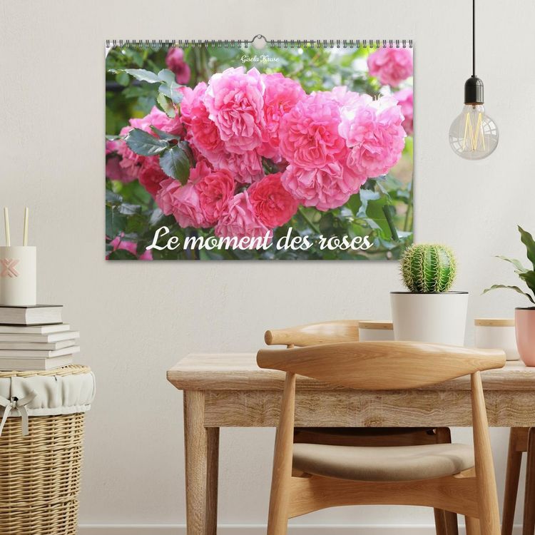 Produktbild: Le moment des roses (Calendrier mural 2026 DIN A3 vertical), CALVENDO calendrier mensuel