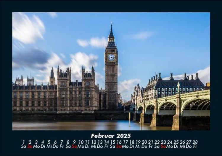 Produktbild: London 2025 Fotokalender DIN A5