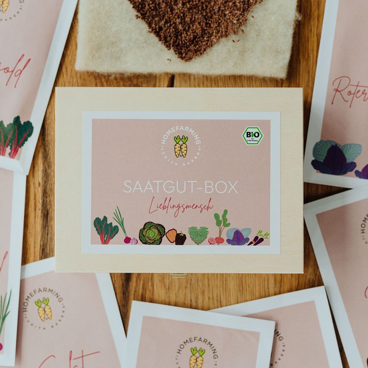 Produktbild: Bio-Saatgutbox Lieblingsmensch