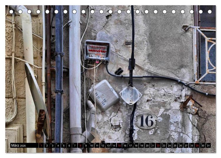Produktbild: Unter Strom - Elektroinstallationen der besonderen Art (Tischkalender 2026 DIN A5 quer), CALVENDO Monatskalender