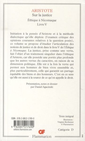 Produktbild: Sur la justice : Ethique &agrave; Nicomaque Livre V