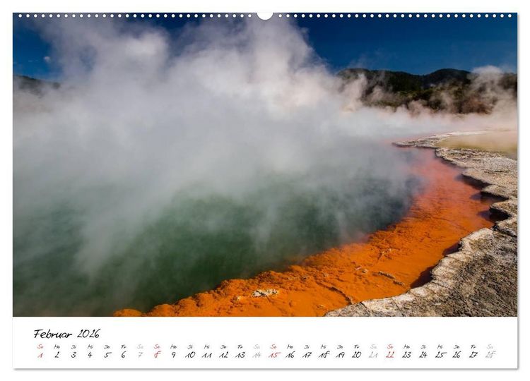 Produktbild: Neuseeland - Streifzug &uuml;ber die Nordinsel / CH-Version (Wandkalender 2026 DIN A2 quer), CALVENDO Monatskalender