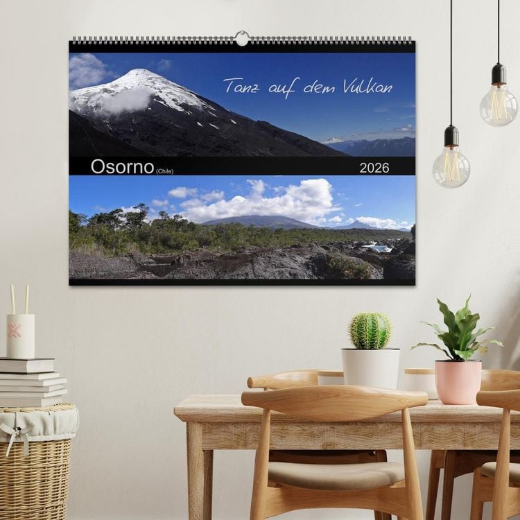 Produktbild: Tanz auf dem Vulkan - Osorno (Chile) (Wandkalender 2026 DIN A2 quer), CALVENDO Monatskalender
