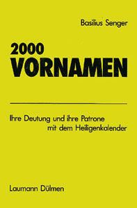 Produktbild: 2000 Vornamen