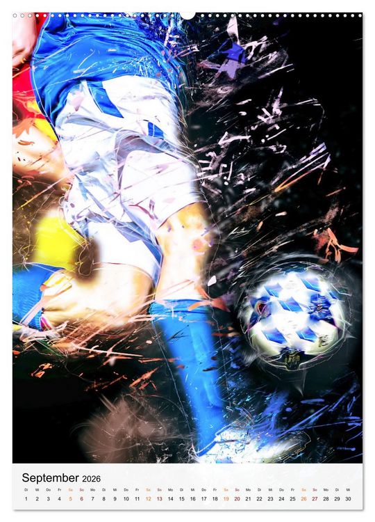 Produktbild: Fussball - einfach cool (hochwertiger Premium Wandkalender 2026 DIN A2 hoch), Kunstdruck in Hochglanz