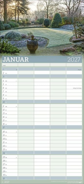Produktbild: Garten Familienplaner 2027