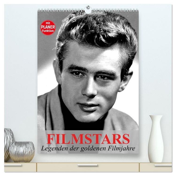 Produktbild: Filmstars - Legenden der goldenen Filmjahre (hochwertiger Premium Wandkalender 2026 DIN A2 hoch), Kunstdruck in Hochglanz