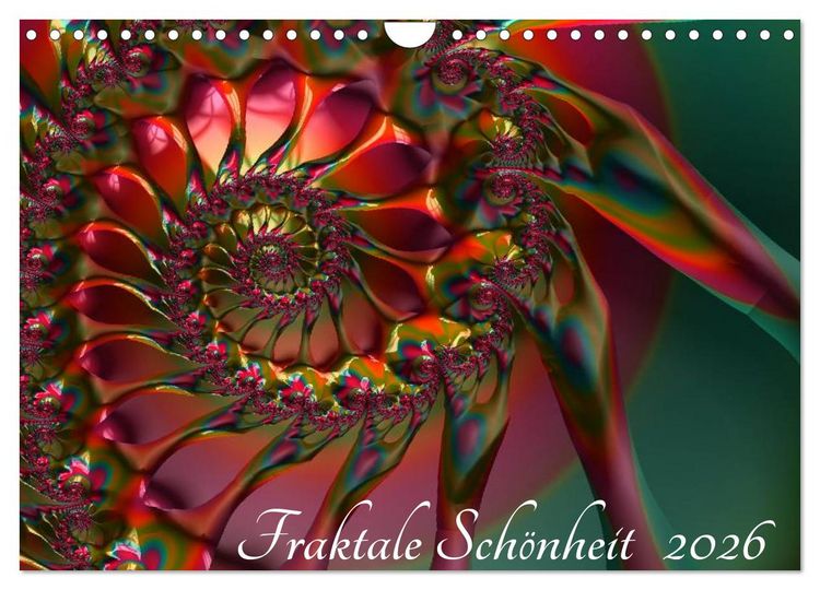 Produktbild: Fraktale Sch&ouml;nheit 2026 (Wandkalender 2026 DIN A4 quer), CALVENDO Monatskalender