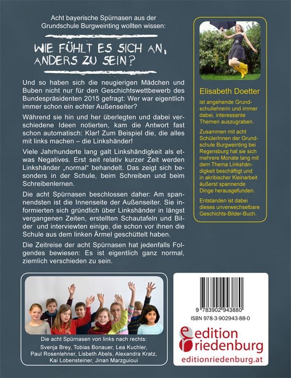 Produktbild: Die Geschichte von der linken Hand. 8 Sp&uuml;rnasen auf Zeitreise