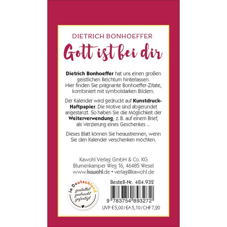 Produktbild: Gott ist bei dir 2027
