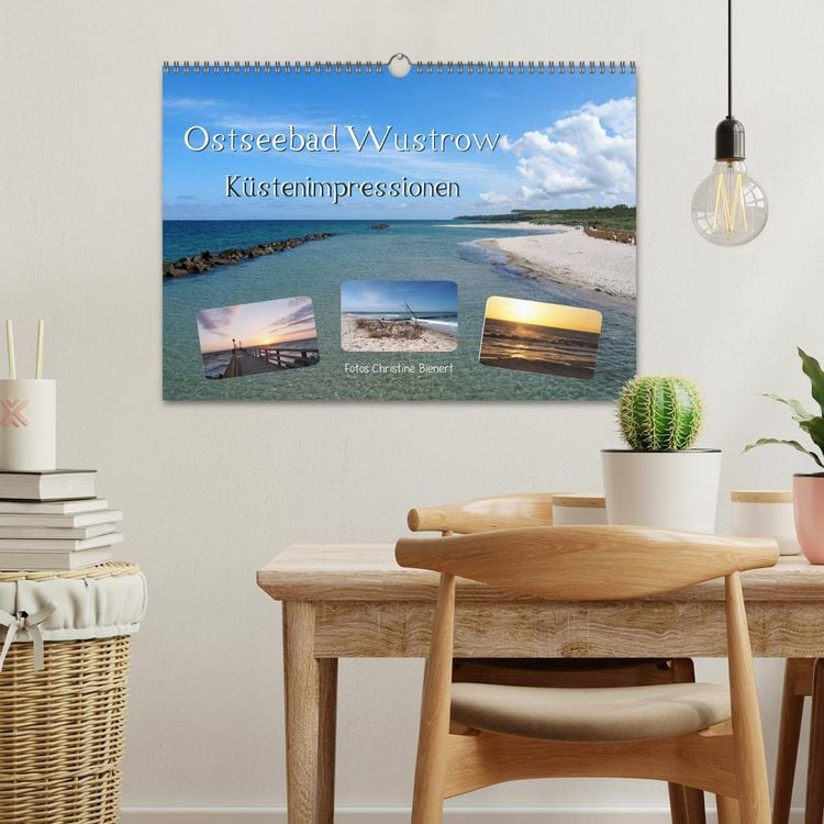 Produktbild: Ostseebad Wustrow K&uuml;stenimpressionen (Wandkalender 2026 DIN A3 quer), CALVENDO Monatskalender