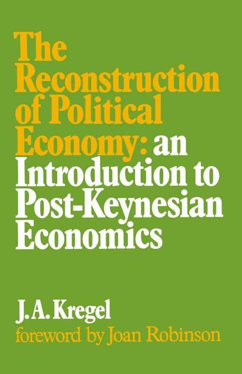 Produktbild: Reconstruction of Political Economy