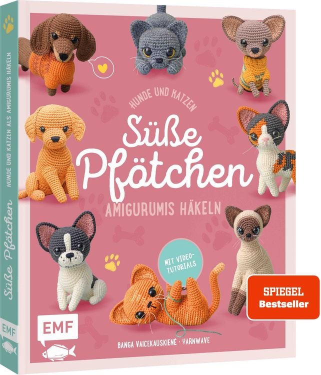 Produktbild: S&uuml;&szlig;e Pf&ouml;tchen &ndash; Hunde und Katzen als Amigurumis h&auml;keln