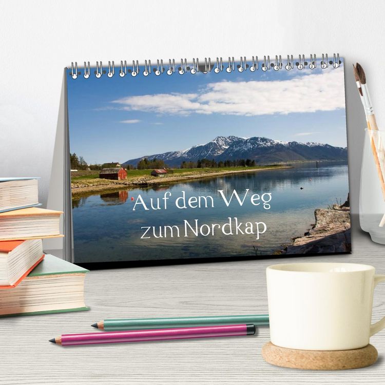 Produktbild: Auf dem Weg zum Nordkap (Tischkalender 2026 DIN A5 quer), CALVENDO Monatskalender