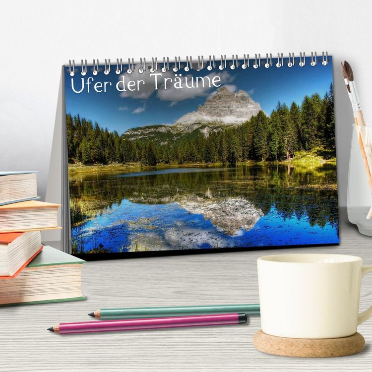 Produktbild: Ufer der Tr&auml;ume (Tischkalender 2026 DIN A5 quer), CALVENDO Monatskalender