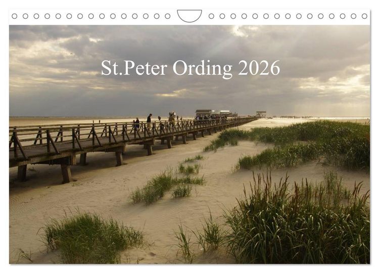 Produktbild: St. Peter Ording 2026 (Wandkalender 2026 DIN A4 quer), CALVENDO Monatskalender
