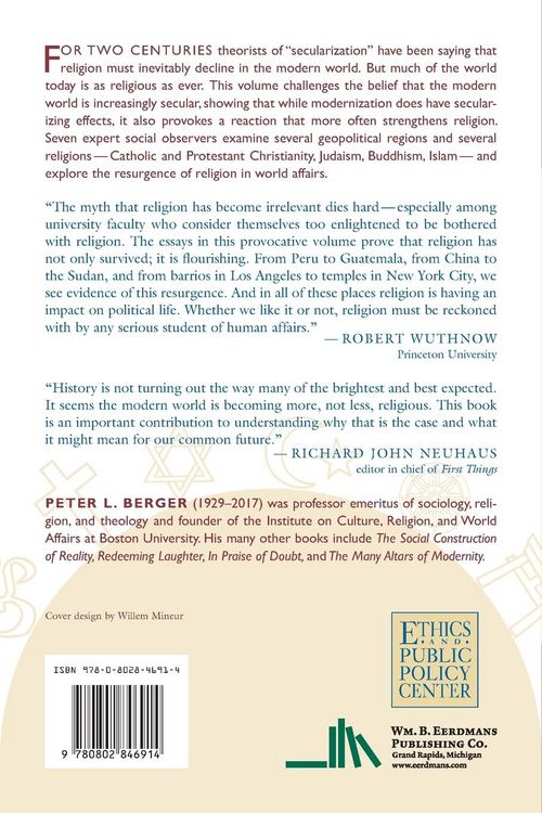 Produktbild: The Desecularization of the World