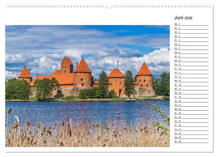 Produktbild: Entdeckungen im Baltikum (Wandkalender 2026 DIN A2 quer), CALVENDO Monatskalender