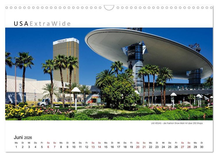 Produktbild: Impressionen aus LAS VEGAS (Wandkalender 2026 DIN A3 quer), CALVENDO Monatskalender