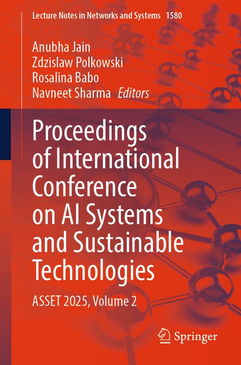 Produktbild: Proceedings of International Conference on AI Systems and Sustainable Technologies