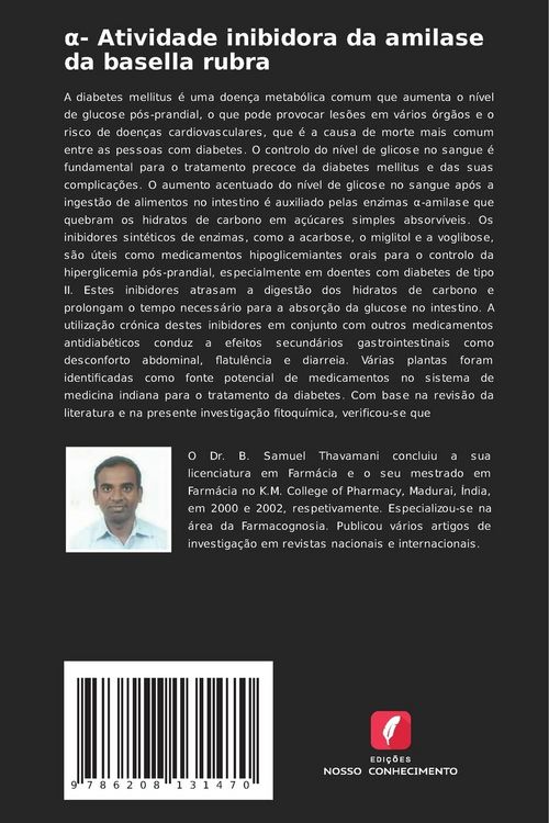 Produktbild: &iquest;- Atividade inibidora da amilase da basella rubra