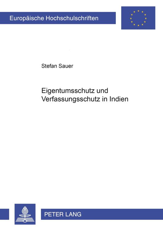 Produktbild: Eigentumsschutz und Verfassungsstruktur in Indien