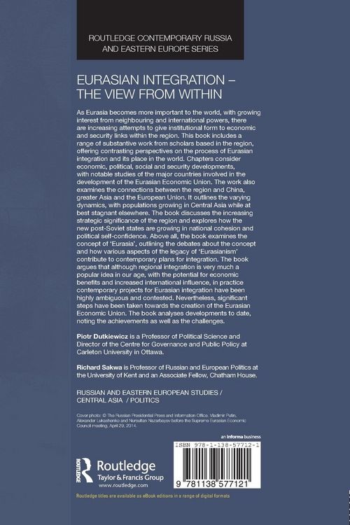 Produktbild: Eurasian Integration - The View from Within