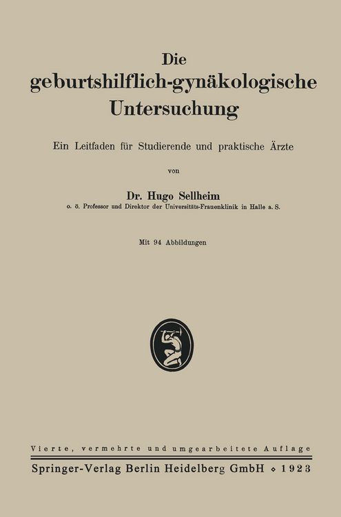 Produktbild: Die geburtshilflich-gyn&auml;kologische Untersuchung