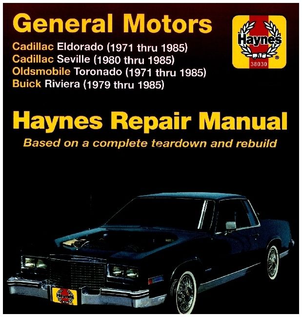 Produktbild: Gm: Cadillac Eldorado 1971-85, Seville 1980-85, Oldsmobile Toronado 1971-85 & Buick Riviera 1979-85
