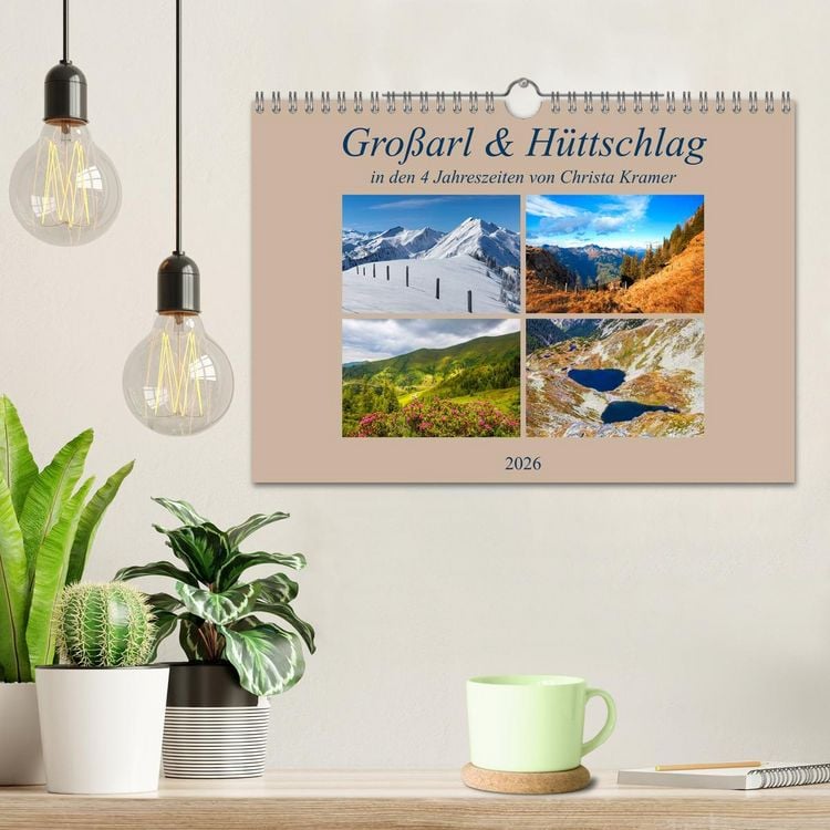 Produktbild: Gro&szlig;arl & H&uuml;ttschlag (Wandkalender 2026 DIN A4 quer), CALVENDO Monatskalender